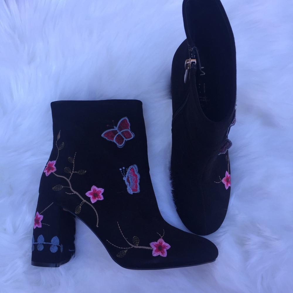 NWT Nanette Lepore floral boots size 8 - Picture 2 of 7